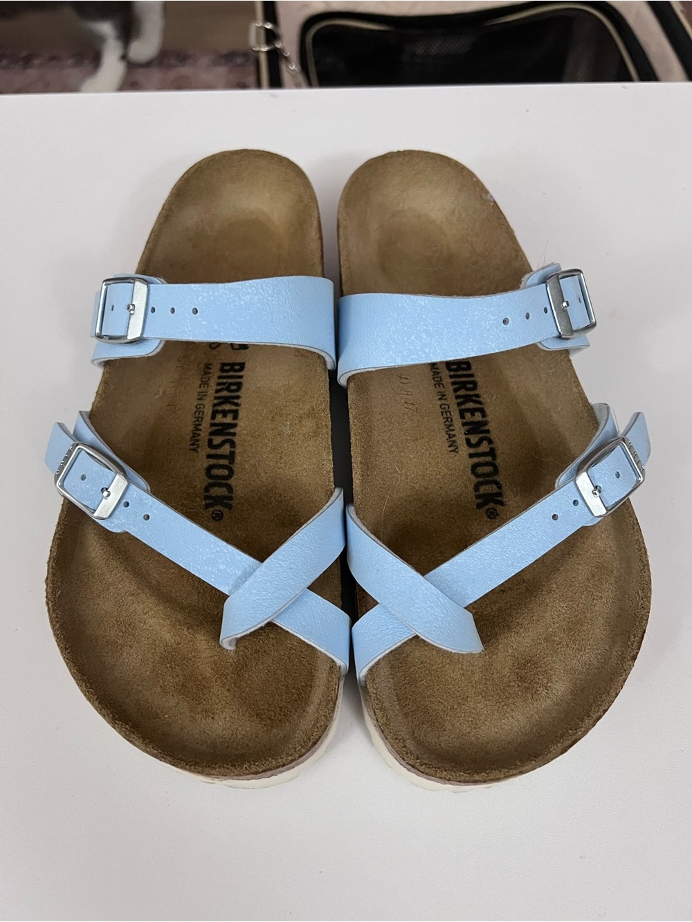 Birkenstock Sky Blue Mayari Sandals Fits W US 6